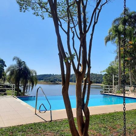 Chacara Em Condominio A Beira Da Represa Para Locacao Familiar Ibiúna Kültér fotó