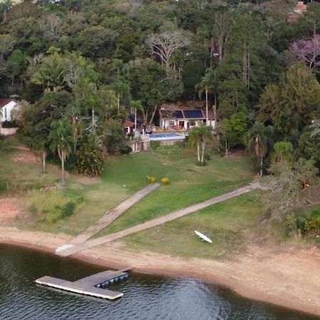 Chacara Em Condominio A Beira Da Represa Para Locacao Familiar Ibiúna Kültér fotó