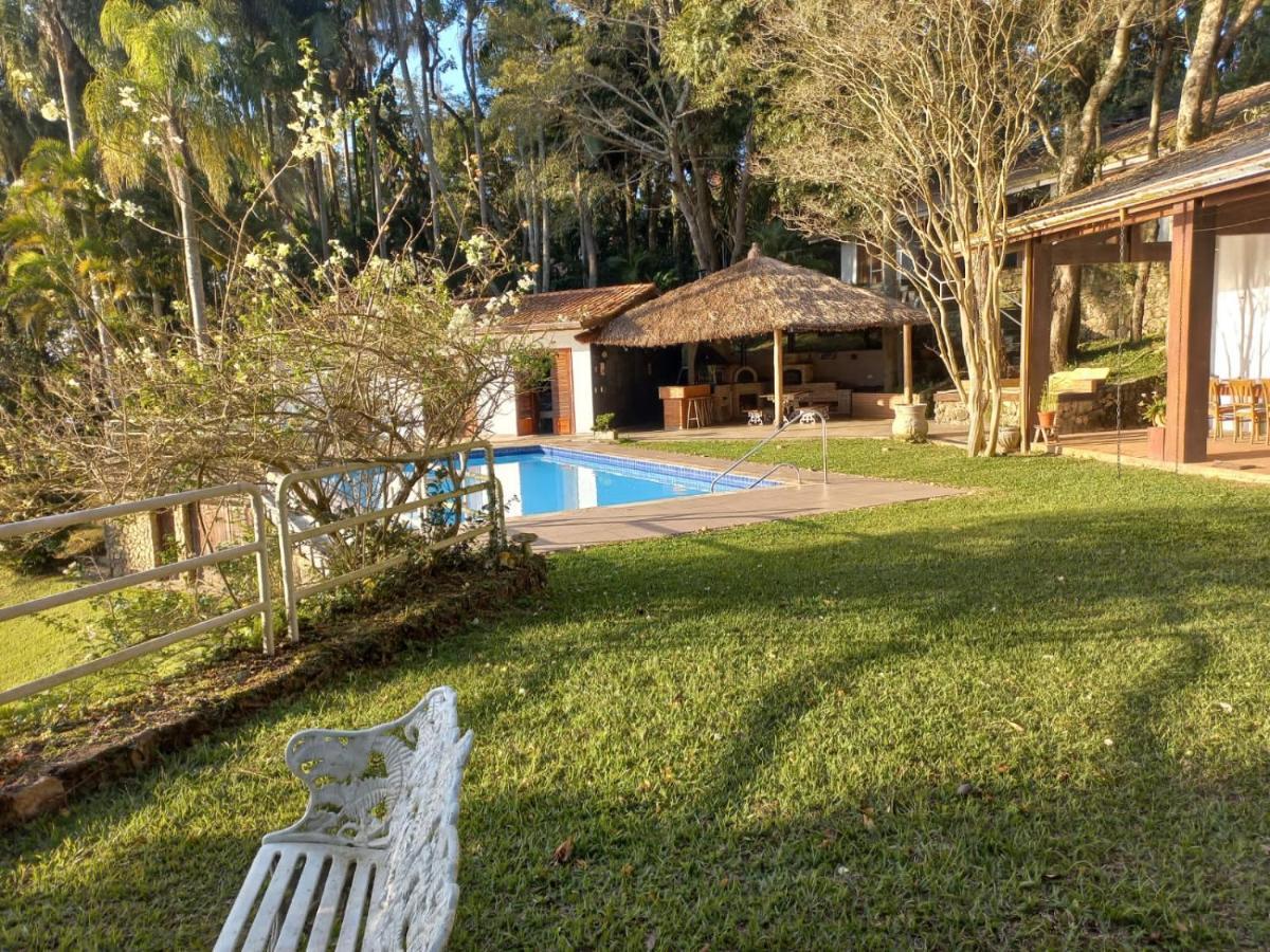 Chacara Em Condominio A Beira Da Represa Para Locacao Familiar Ibiúna Kültér fotó