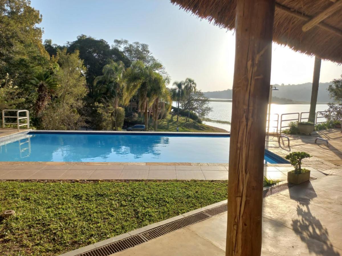 Chacara Em Condominio A Beira Da Represa Para Locacao Familiar Ibiúna Kültér fotó